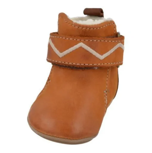 babyschoenen cognac