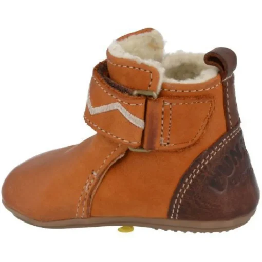 babyschoenen cognac