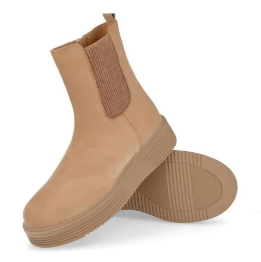 laarzen kort beige