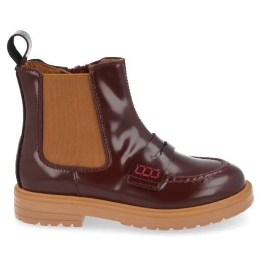 laarzen kort bordeaux