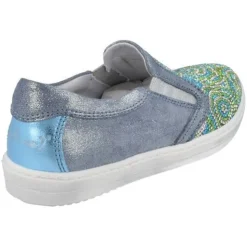 moccasin blauw