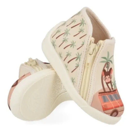 Pantoffels beige