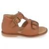 sandalen cognac