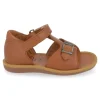 sandalen cognac