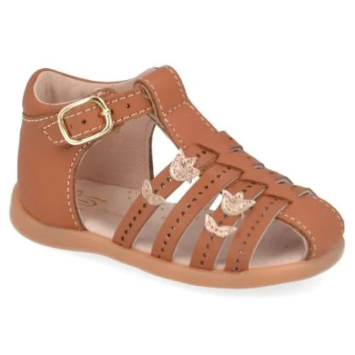 sandalen cognac