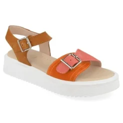 sandalen cognac