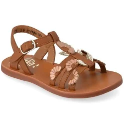 sandalen cognac