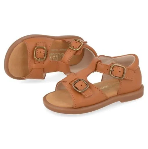 sandalen cognac