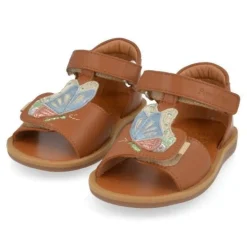 sandalen cognac