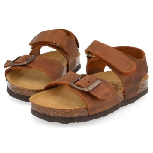 sandalen cognac