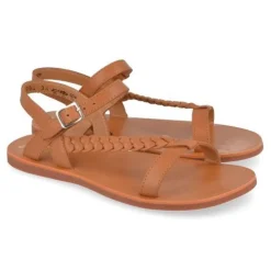 sandalen cognac