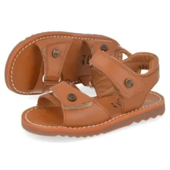 sandalen cognac