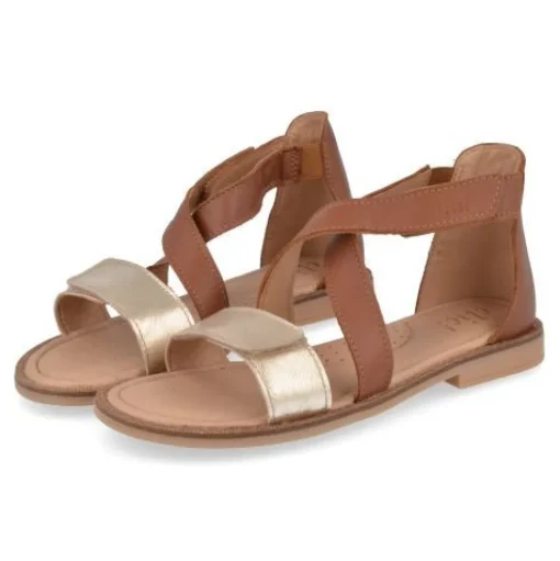sandalen cognac