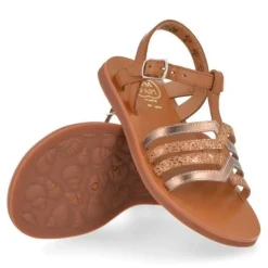 sandalen cognac