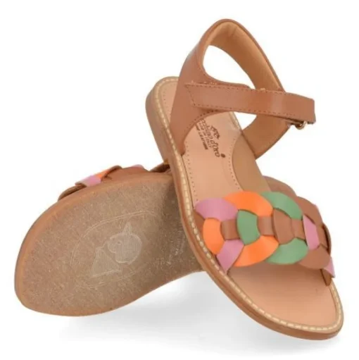 sandalen cognac
