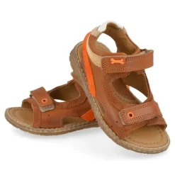 sandalen cognac
