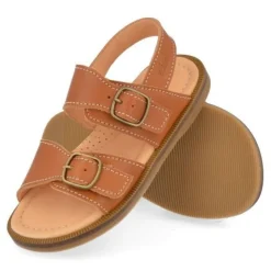 sandalen cognac