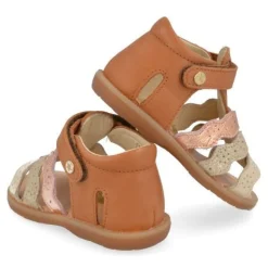 sandalen cognac
