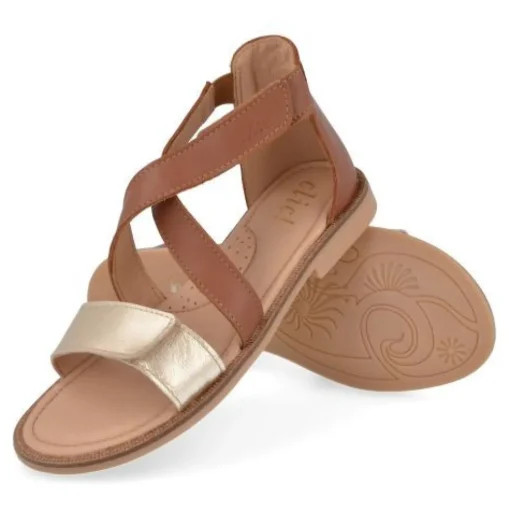 sandalen cognac