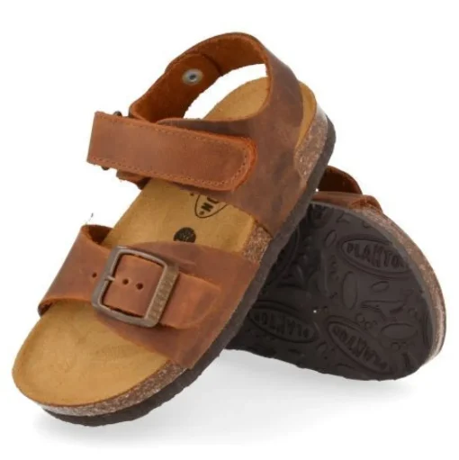 sandalen cognac