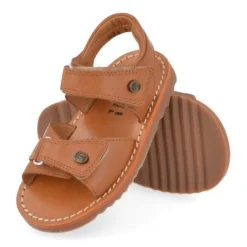sandalen cognac