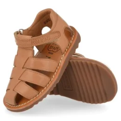 sandalen cognac