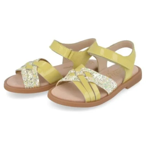 sandalen geel
