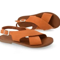 sandalen oranje